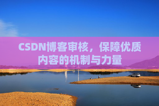 CSDN博客审核,保障优质内容的机制与力量